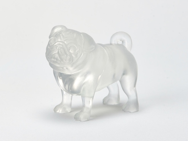 Transparent SLA resin prototype sample