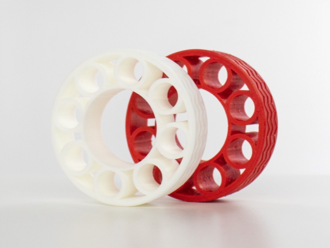 Flexible thermoplastic 3D printed components